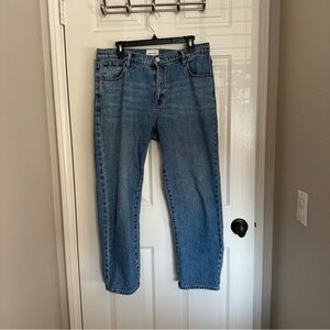 ABrand Classic 90’s Blue Mid Straight Leg Denim Jeans Women’s 30